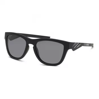 Philipp Plein Sport SSP008-54U28P Vīriešu polarizētas taisnstūra saulesbrilles, melnas/pelēkas, 54/18/135 mm