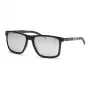 PHILIPP PLEIN SPORT SSP013-58Z42Z Vīriešu saulesbrilles - Melns acetāta rāmis, Pelēkas polikarbonāta lēcas, 58/17/145 mm