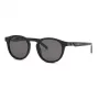 Philipp Plein Sport SSP035-520700 Vīriešu saulesbrilles, melns rāmis, pelēkas lēcas, 52 mm