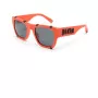 Philipp Plein SPP042W54V47F Vīriešu taisnstūra saulesbrilles Melnas/Pelēkas 54/23/145 mm