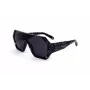 Philipp Plein SPP047-0Z21 Vīriešu saulesbrilles Melns rāmis Pelēkas lēcas 99mm