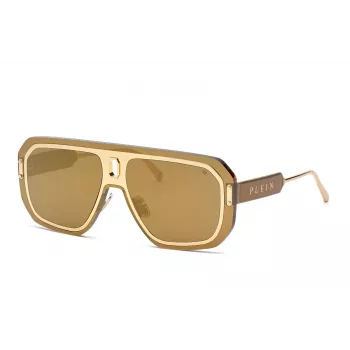 Philipp Plein SPP050-99300G Vīriešu saulesbrilles, lēca 99 mm, tilts 0 mm, kājiņa 150 mm