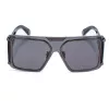 Philipp Plein SPP096M990I86 Vīriešu saulesbrilles Pilot Aviator Metāls Melnas Pelēks Gradients UV400 99mm