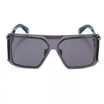 Philipp Plein SPP096M990I86 Vīriešu saulesbrilles Pilot Aviator Metāls Melnas Pelēks Gradients UV400 99mm