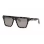 Philipp Plein SPP108V56721X Unisex saulesbrilles Melns/Pelēks 56/19/145 mm