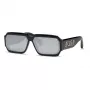 PHILIPP PLEIN SPP150-670700 Vīriešu saulesbrilles, melns acetāta rāmis, tumši pelēkas lēcas, 67/11/145 mm