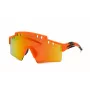 Philipp Plein SSP001-99B55A Vīriešu saulesbrilles Shield melns rāmis pelēkas lēcas 99/0/130 mm