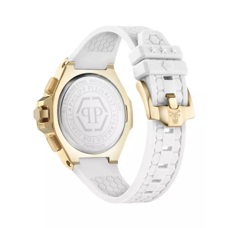 Philipp Plein The $keleton Automātiskais vīriešu pulkstenis PWPSA0624 42mm Melns silikons