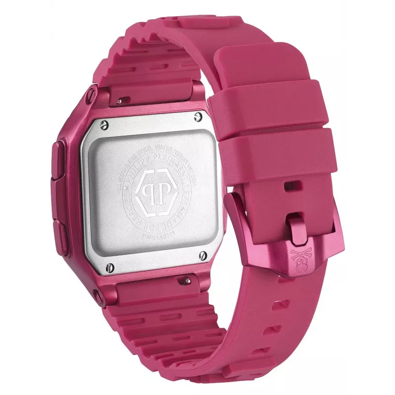 Philipp Plein The $keleton Automātiskais Unisex Pulkstenis PWHAA0121 47mm Melns Silikons