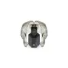 Philipp Plein The $keleton vīriešu automātiskais pulkstenis PWPRA0624 46mm nerūsējošais tērauds melns silikons