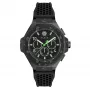 Philipp Plein The $keleton vīriešu automātiskais pulkstenis PWPRA0624 46mm nerūsējošais tērauds melns silikons