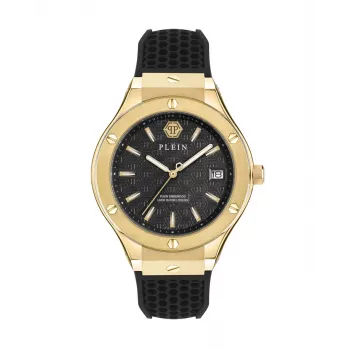 Philipp Plein The $kull Vīriešu Kvarca Pulkstenis 44mm Nerūsējošā Tērauda Korpuss Melna Silikona Siksniņa PWUFA0225