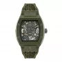 Philipp Plein The $kull Vīriešu Pulkstenis PWVBA0223 44mm Nerūsējošais Tērauds Kvarcs Melns Ciparnīca Silikona Siksniņa