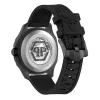 Philipp Plein The Skeleton Automātiskais vīriešu pulkstenis PWRAA0923 42mm Melns silikons
