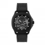 Philipp Plein The Skeleton Automātiskais vīriešu pulkstenis PWRAA0923 42mm Melns silikons