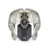 Philipp Plein The Skeleton vīriešu pulkstenis PWUBA0323 44mm Melns IP Nerūsējošais tērauds Silikons