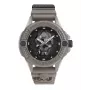 Philipp Plein The Skeleton vīriešu pulkstenis PWUBA0323 44mm Melns IP Nerūsējošais tērauds Silikons