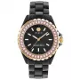 Philipp Plein The Skull Sieviešu kvarca pulkstenis 38mm Nerūsējošais tērauds Melns silikons PWPPA0324