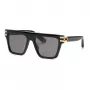PHILIPP PLEIN Unisex saulesbrilles SPP108M560700 - Melns rāmis, pelēkas lēcas, 56 mm