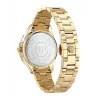 Philipp Plein Sieviešu PWPOA0624 The G.O.A.T. Kvarca Analogais Pulkstenis 38 mm Roze Zelta Krāsā