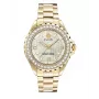Philipp Plein Sieviešu PWPOA0624 The G.O.A.T. Kvarca Analogais Pulkstenis 38 mm Roze Zelta Krāsā
