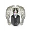Philipp Plein Sieviešu PWPPA0124 The Skeleton Kvarca Pulkstenis 38mm Rožu Zelts PVD Nerūsējošā Tērauda Korpuss Melna Silikona Siksniņa
