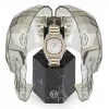 Philipp Plein Sieviešu PWTAA0523 Automātiskais Skeleta Pulkstenis 38mm Roze Zelts Nerūsējošais Tērauds un Melns Silikons