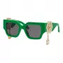 Philipp Plein Sieviešu saulesbrilles SPP103S510D80 Melnas Pelēks gradients 51mm