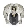 Philipp Plein Sieviešu pulkstenis PW2BA0223 38mm rozā zelta tonēts nerūsējošais tērauds balts silikons