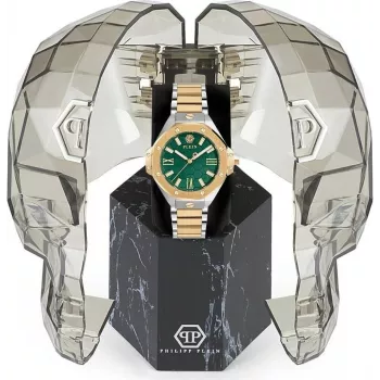 Philipp Plein sieviešu pulkstenis PWBDA0724 39mm Quartz Nerūsējošais tērauds Silikons Melns
