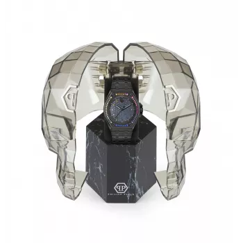 Philipp Plein sieviešu pulkstenis PWJAA1423 The Skull 38mm rozā zelta tonī