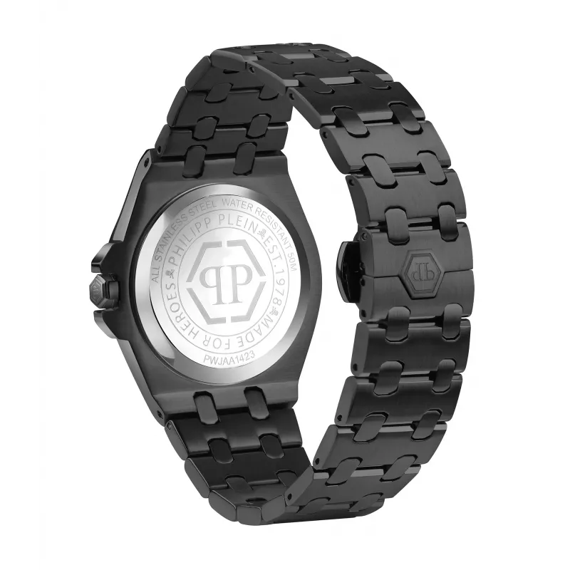 Philipp Plein sieviešu pulkstenis PWJAA1423 The Skull 38mm rozā zelta tonī