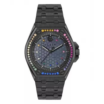 Philipp Plein sieviešu pulkstenis PWJAA1423 The Skull 38mm rozā zelta tonī