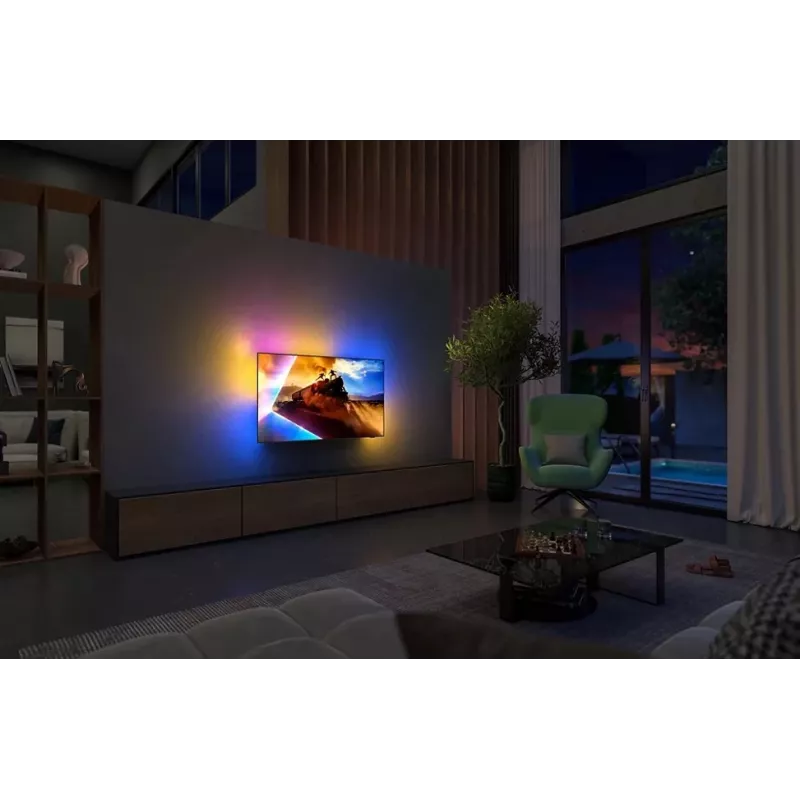 Philips 55OLED761/12 55 collu (139 cm) 4K OLED Ambilight televizors ar Dolby Vision un Android TV