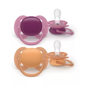 Philips Avent Ultra Soft mierinātājs neitrāls, 18M+, 2 gab.