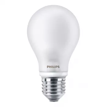 Philips CorePro LED spuldze A60 806 lūmeni 7W 2700K E27 silti balta