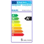 Philips CorePro LEDspot GU10 4.6W 50W ekvivalents 2700K silti balta 36° LED spuldze, 5 gab. iepakojums