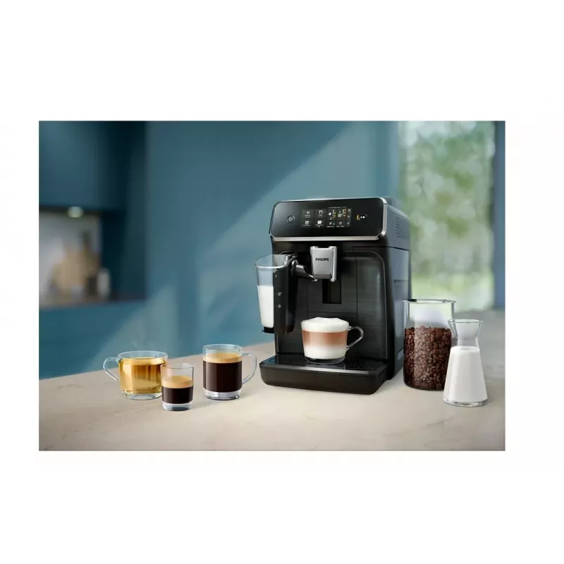Philips EP2331/10 Pilnībā automātiska espresso automāts ar LatteGo, melns