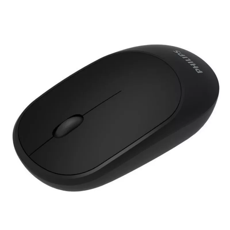 Philips M314 Stilīga un kompakta bezvadu pele 3 pogas 800/1000/1200/1600dpi Melna