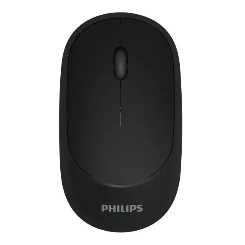 Philips M314 Stilīga un kompakta bezvadu pele 3 pogas 800/1000/1200/1600dpi Melna