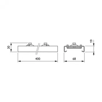 Philips Maxos LL500Z MB-SW WH piekares kronšteins, bezpakāpju regulējams, balts