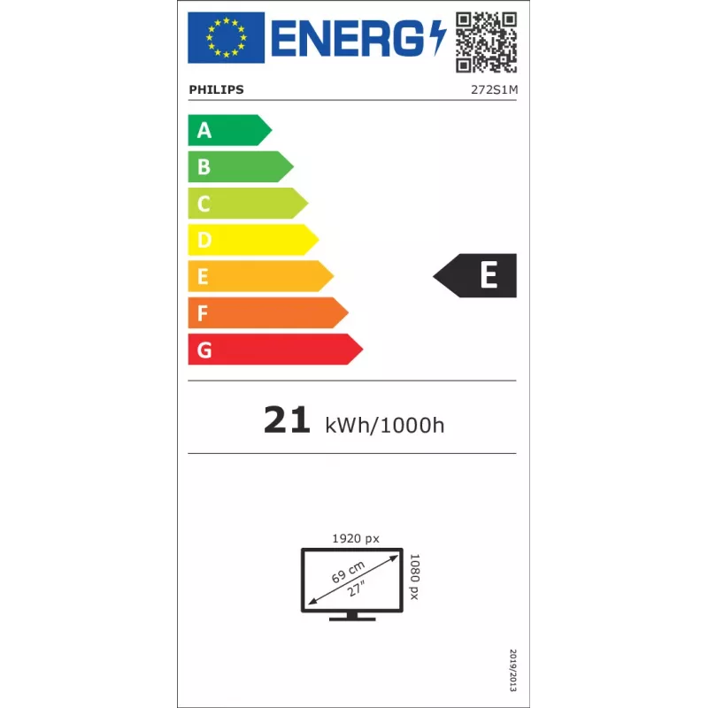 Philips S-line 272S1M LED monitors 68.6 cm (27 inch)