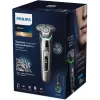 Philips S9975/55 SkinIQ mitrais un sausais elektriskais skuveklis – 360-D elastīgas galviņas, 60 min darbības laiks, hroms