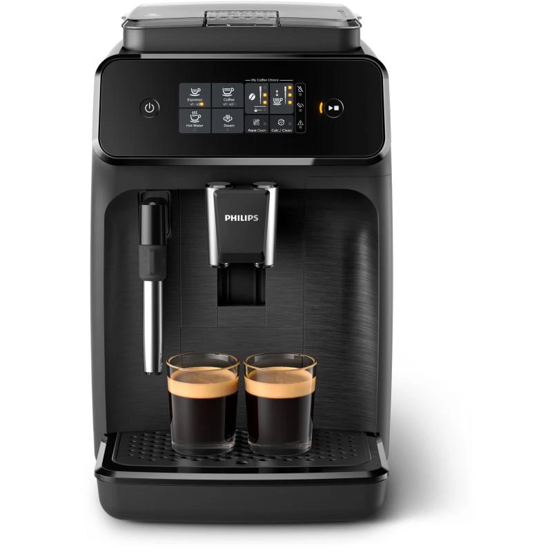 Philips Series 1200 EP1220/00 Pilnībā automātiska espresso kafijas automāts ar Cappuccinatore, Melns