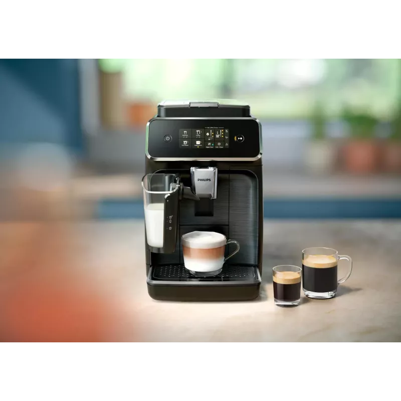 Philips Series 2300 LatteGo pilnībā automātiskā espresso automāts EP2339/40 Melns/Sudrabs