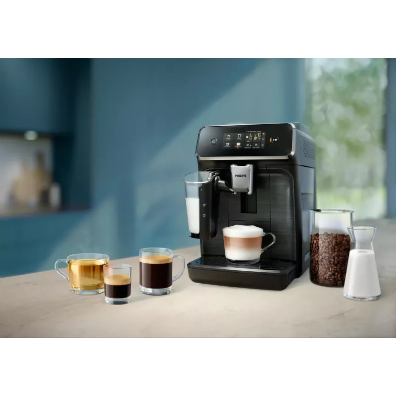 Philips Series 2300 LatteGo pilnībā automātiskā espresso automāts EP2339/40 Melns/Sudrabs