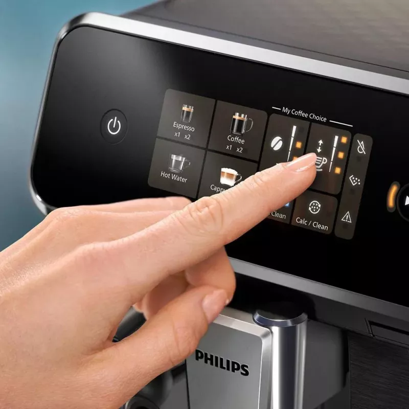 Philips Series 2300 LatteGo pilnībā automātiskā espresso automāts EP2339/40 Melns/Sudrabs