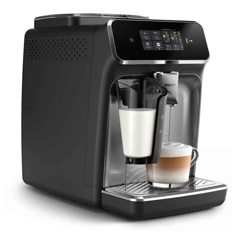 Philips Series 2300 LatteGo pilnībā automātiskā espresso automāts EP2339/40 Melns/Sudrabs