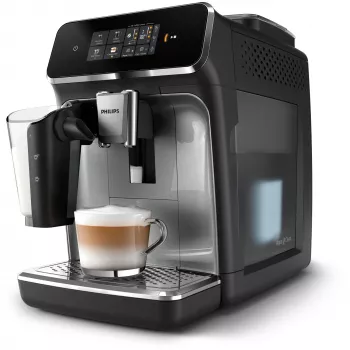 Philips Series 2300 LatteGo pilnībā automātiskā espresso automāts EP2339/40 Melns/Sudrabs