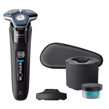 Philips Series 7000 Vīriešu Elektriskais Skūšanās Aparāts S7886/55 - Tumšs Hroms, Slapjš un Sauss, 60 min Darbības Laiks, SkinIQ Tehnoloģija